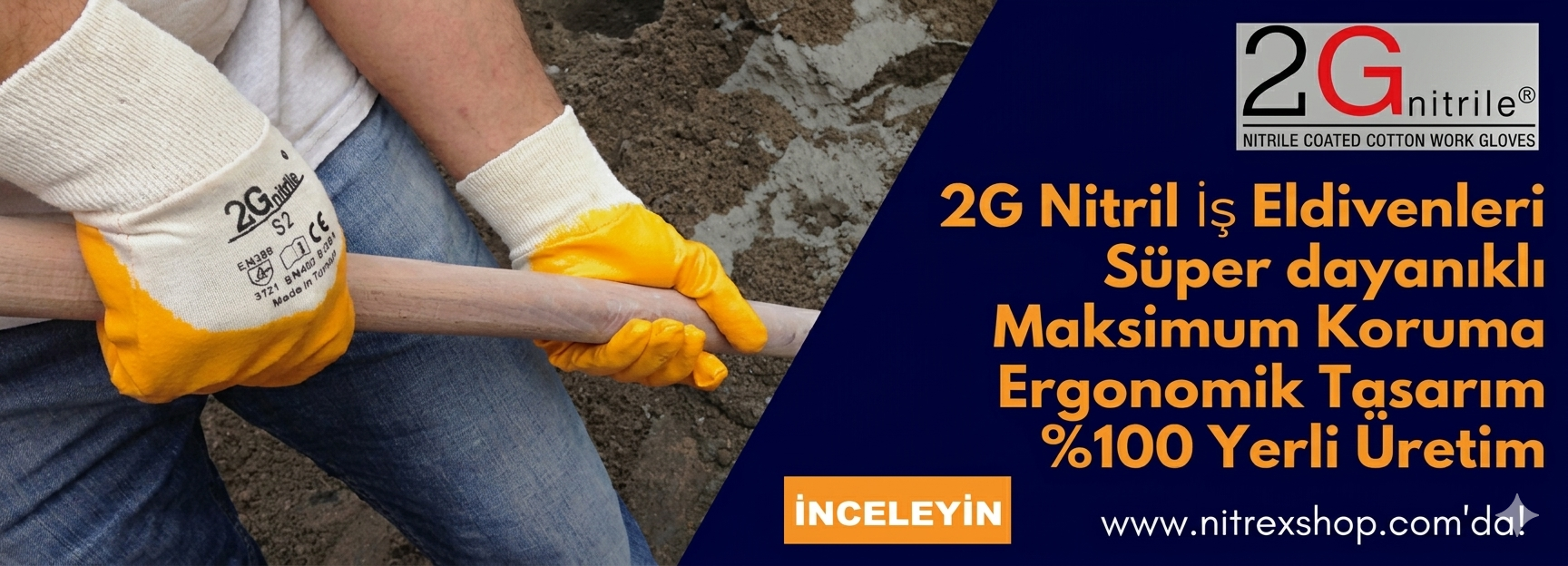 2G Süper Performanslı Nitril Eldivenler