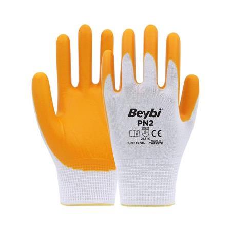 Beybi Pn2 Nitril Eldiven  - Sarı