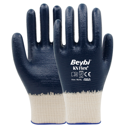 Beybi KnFlex Plus Tam Kaplı Nitril Eldiven