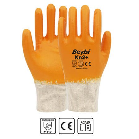 Beybi Elk-2 Plus Nitril Eldiven Tam Kaplama